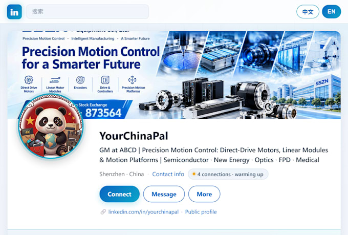 linkedin management for professionals